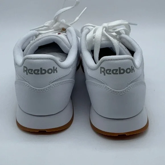 Reebok Classic Leather Shoes Woman’s White - Picture 7 of 9